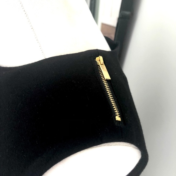 Premise Gold Zipper Sleeveless Black Dress NWT - Picture 3 of 8